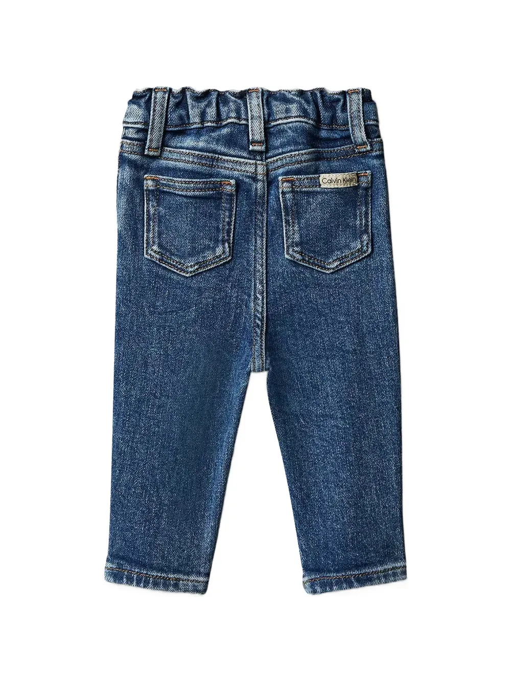 Calvin Klein Kids Jeans met riemlussen Blauw