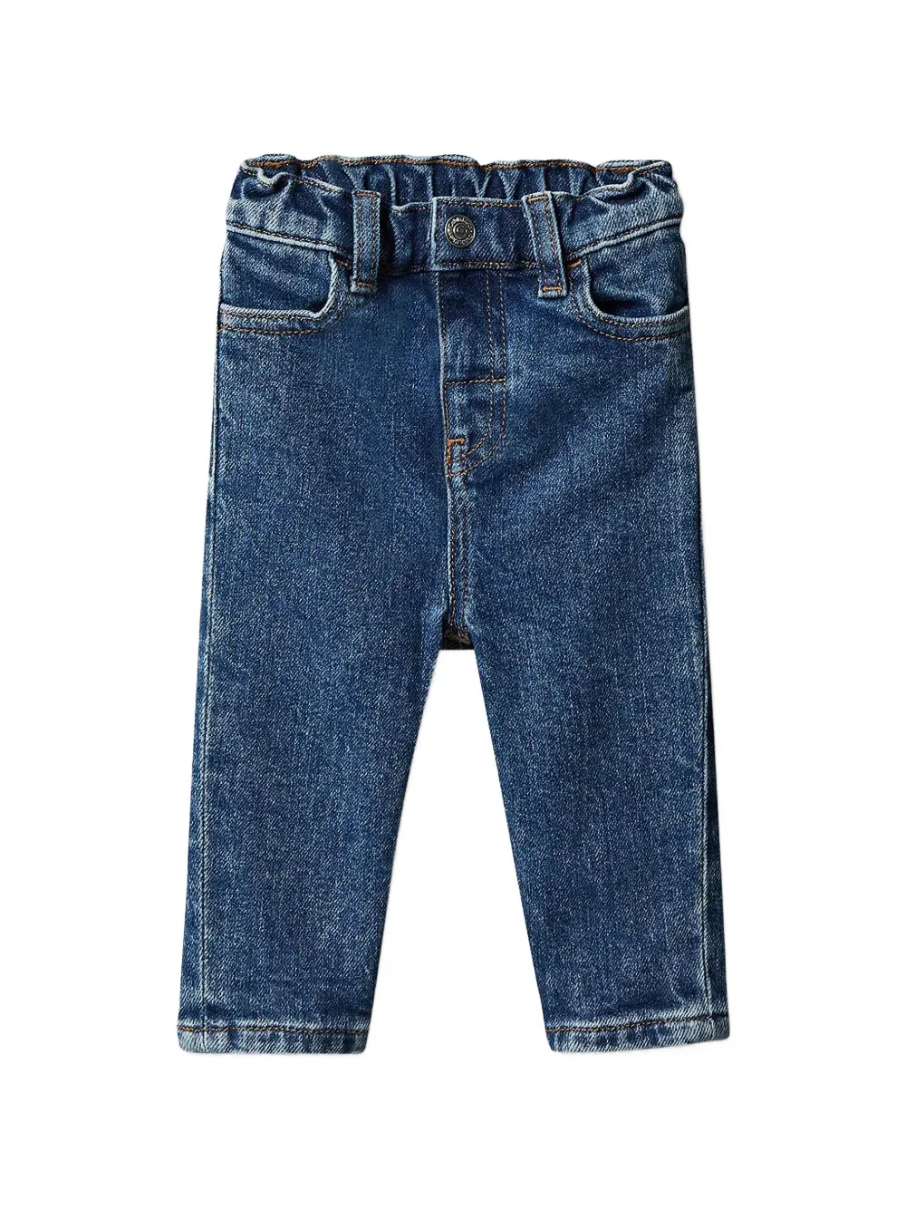 Calvin Klein Kids Jeans met riemlussen Blauw