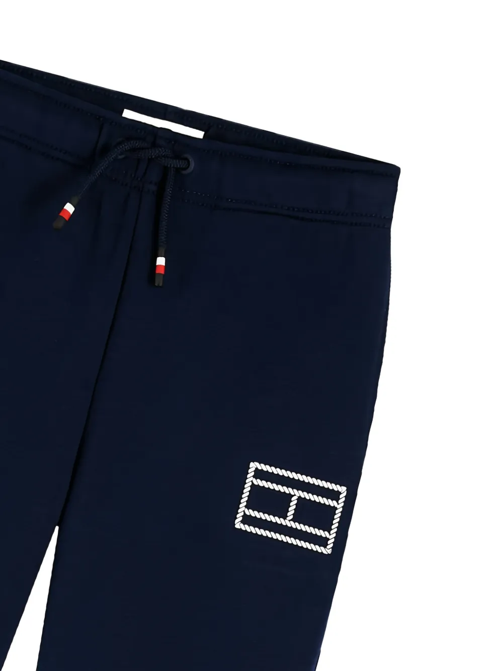Tommy Hilfiger Junior logo drawstring track pants Blauw