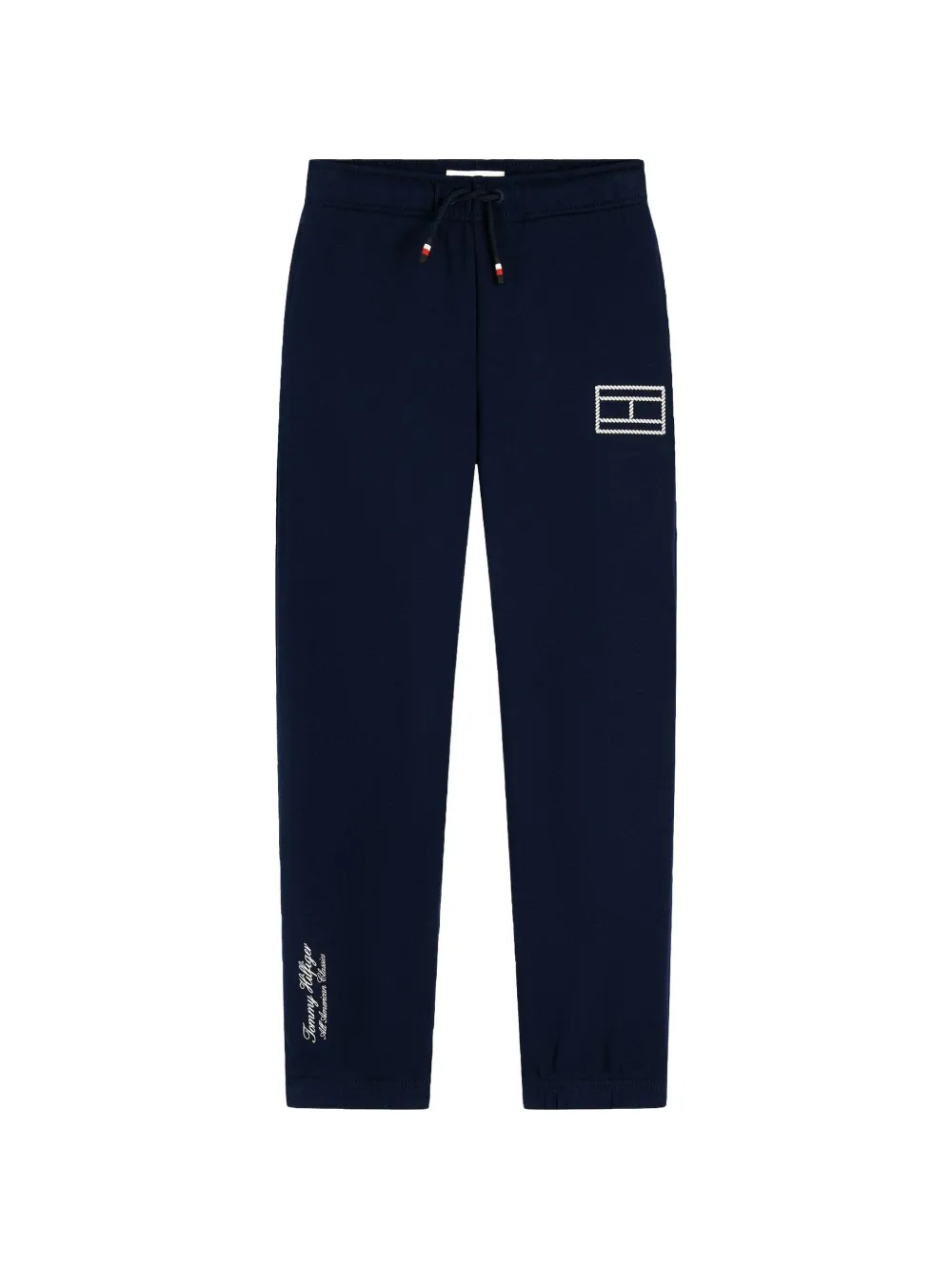 Tommy Hilfiger Junior logo drawstring track pants - Blau