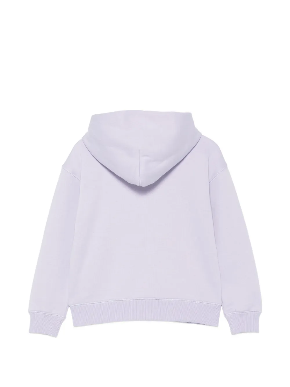 New Balance Kids Hoodie met geborduurd logo en rits Paars