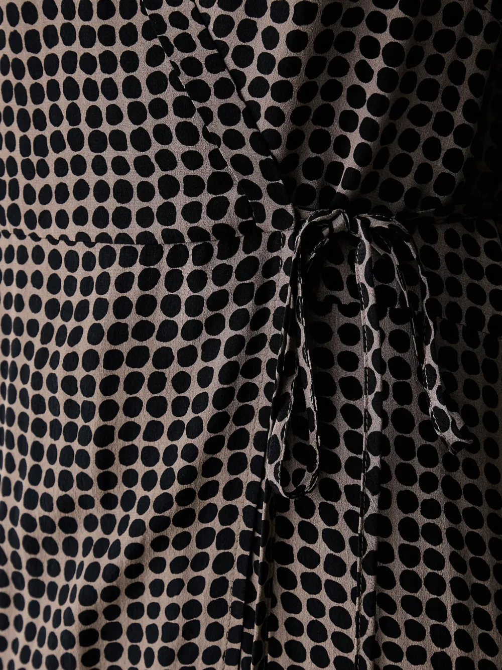 Marc O'Polo Midi-jurk met stippen Bruin