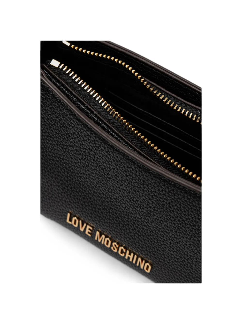 Love Moschino Crossbodytas met logoplakkaat Zwart