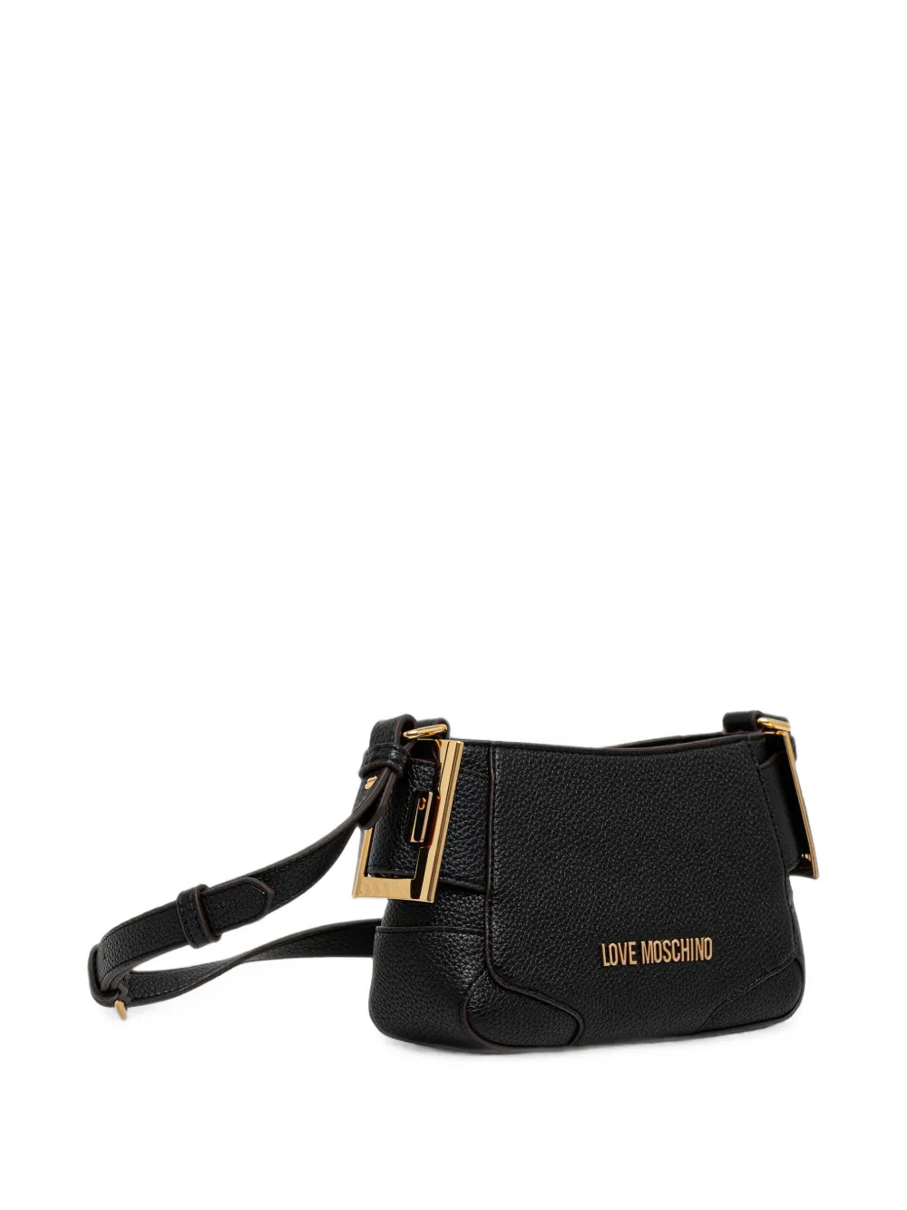 Love Moschino Crossbodytas met logoplakkaat Zwart