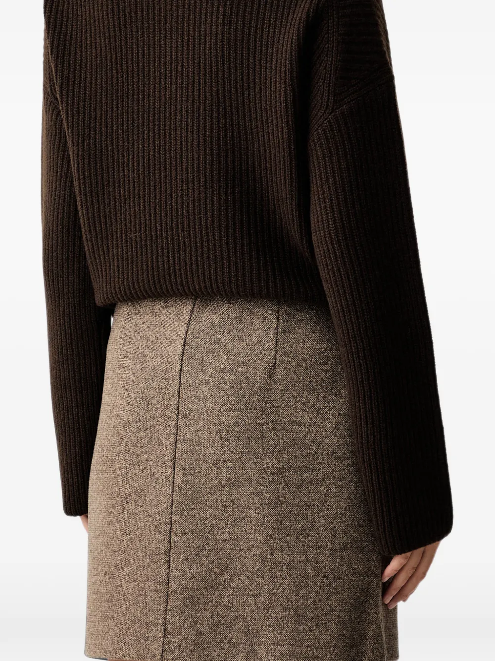 Marc O'Polo A-lijn mini-rok Bruin