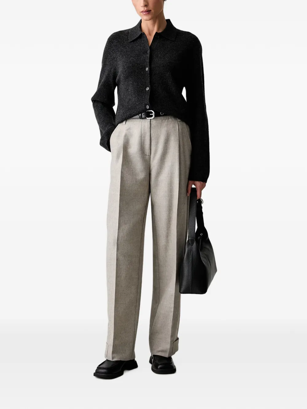 Marc O'Polo Button-up vest Grijs