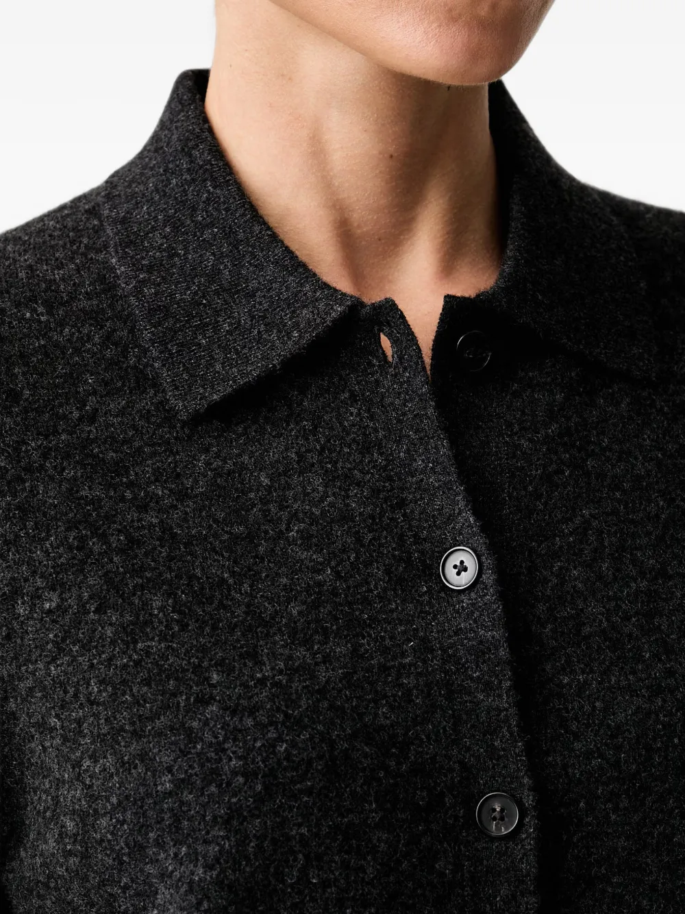 Marc O'Polo Button-up vest Grijs