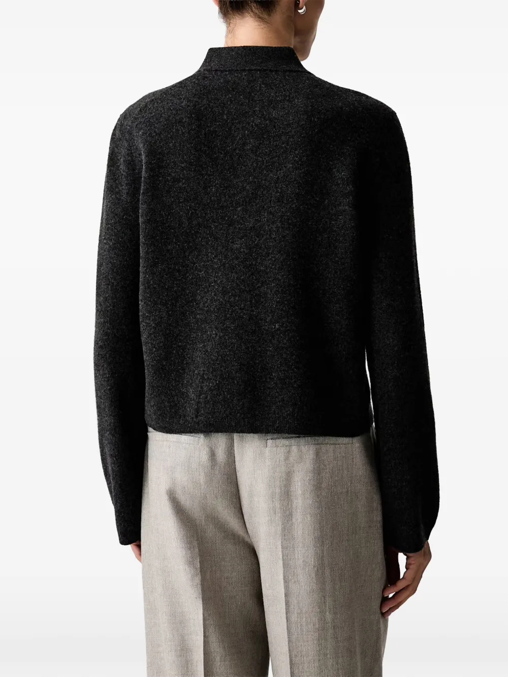 Marc O'Polo Button-up vest Grijs