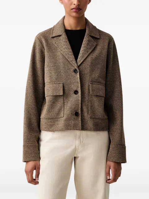 Marc O'Polo chaqueta de tweed con bolsillo con solapa