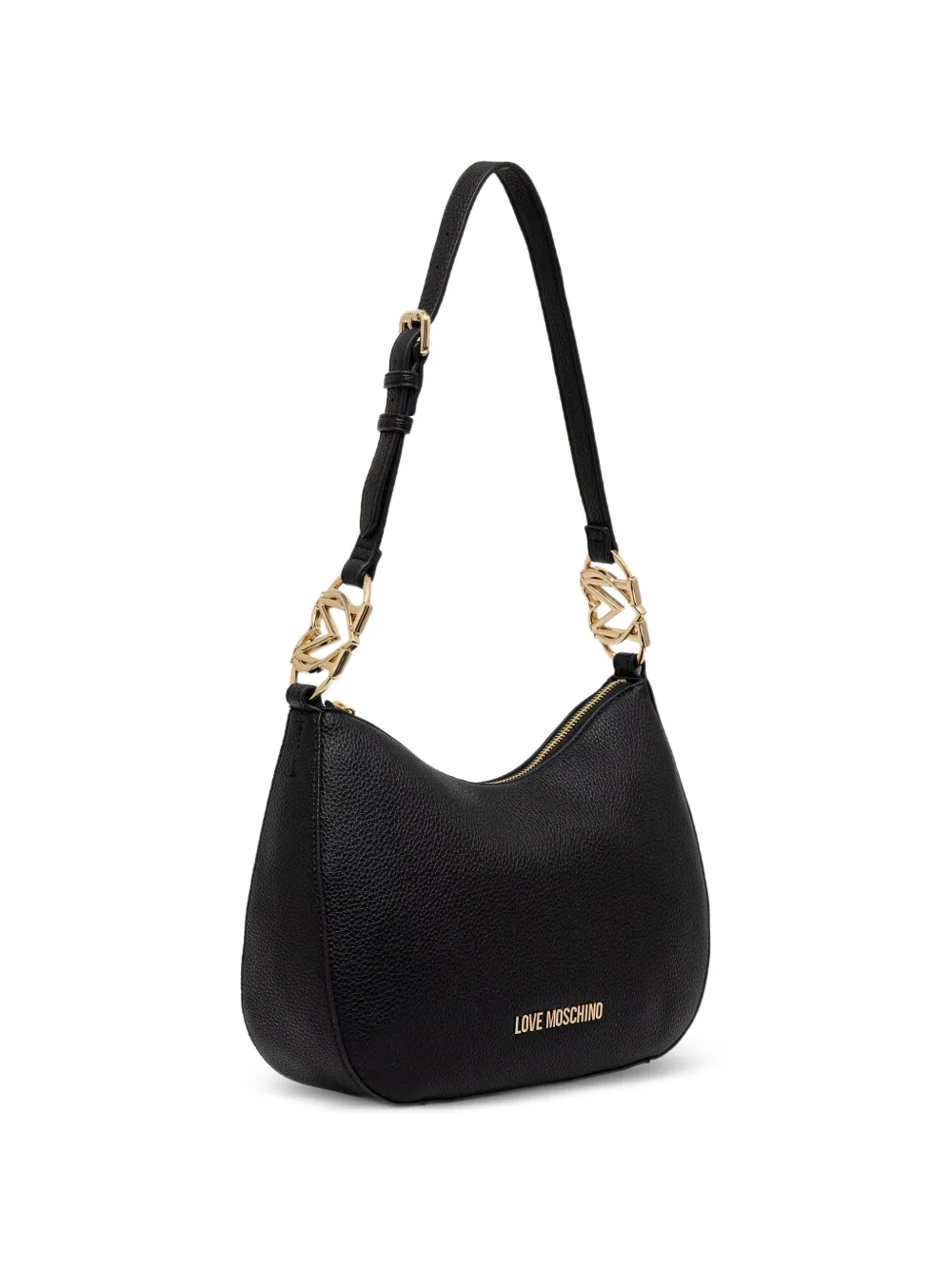 Love Moschino Schoudertas met logo Zwart