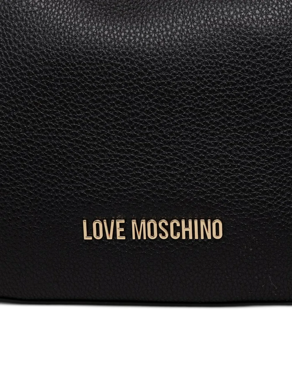 Love Moschino Schoudertas met logo Zwart