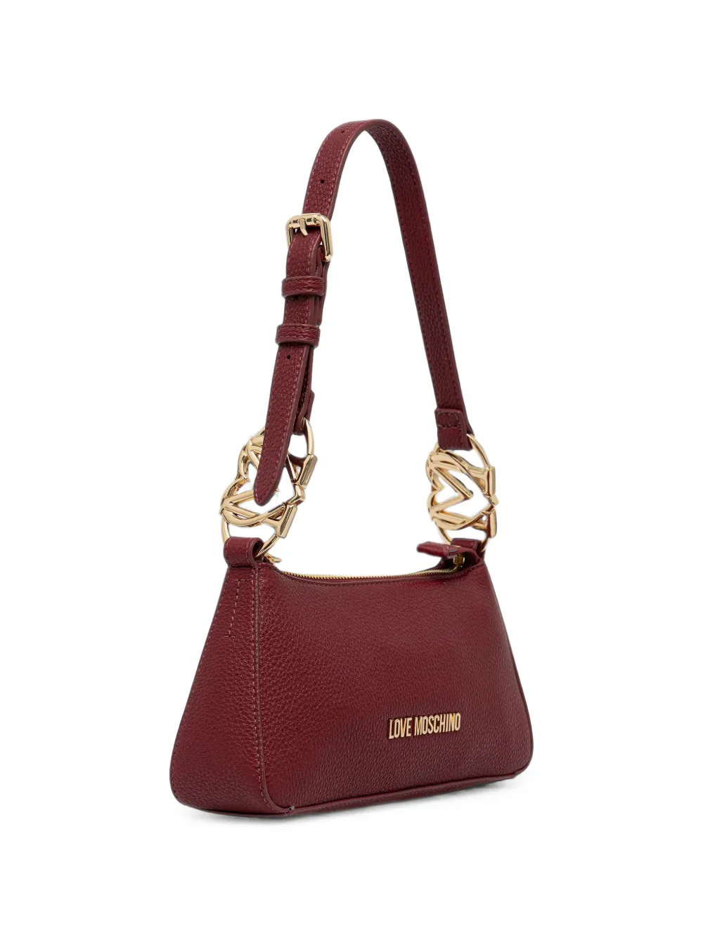 Love Moschino Shopper met logoplakkaat Rood