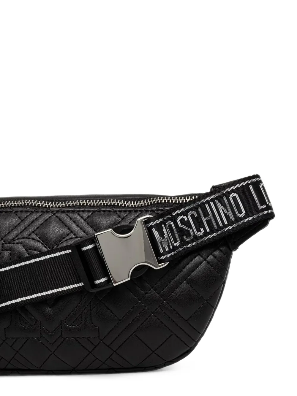 Love Moschino Heuptas met logoplakkaat Zwart
