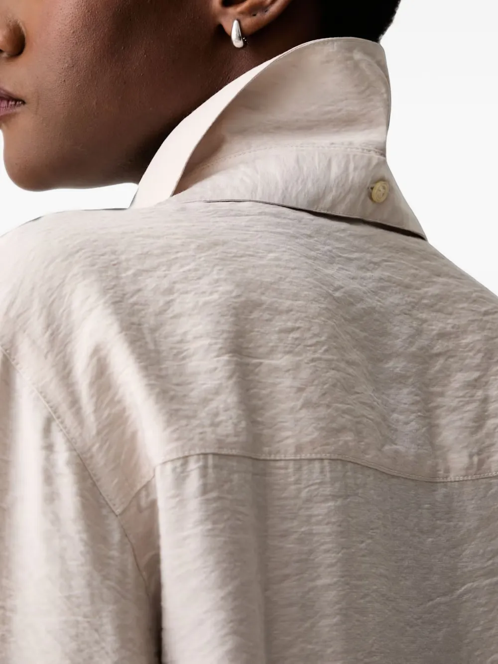 Marc O'Polo Blouse met strikdetail Beige