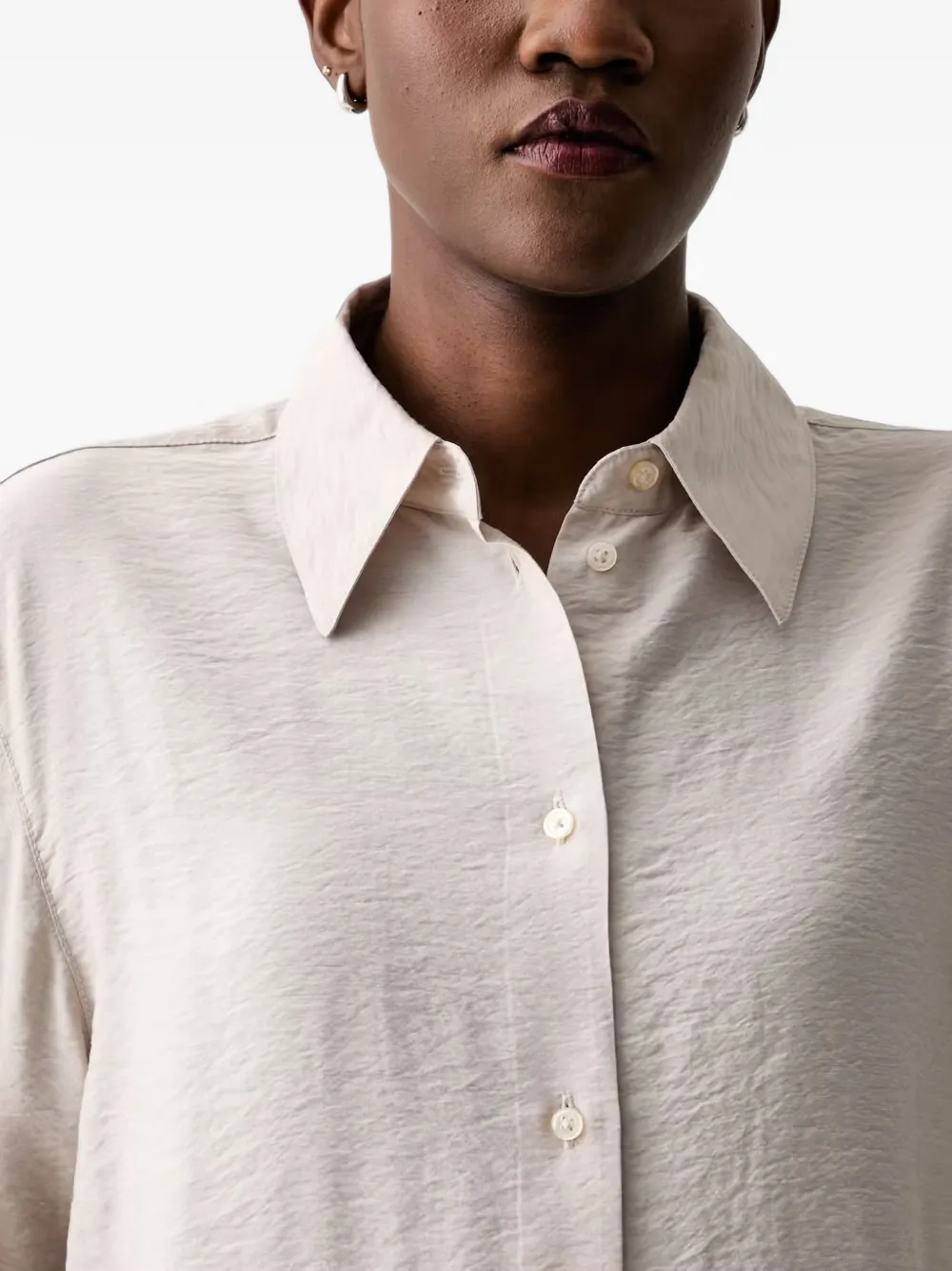 Marc O'Polo Blouse met strikdetail Beige