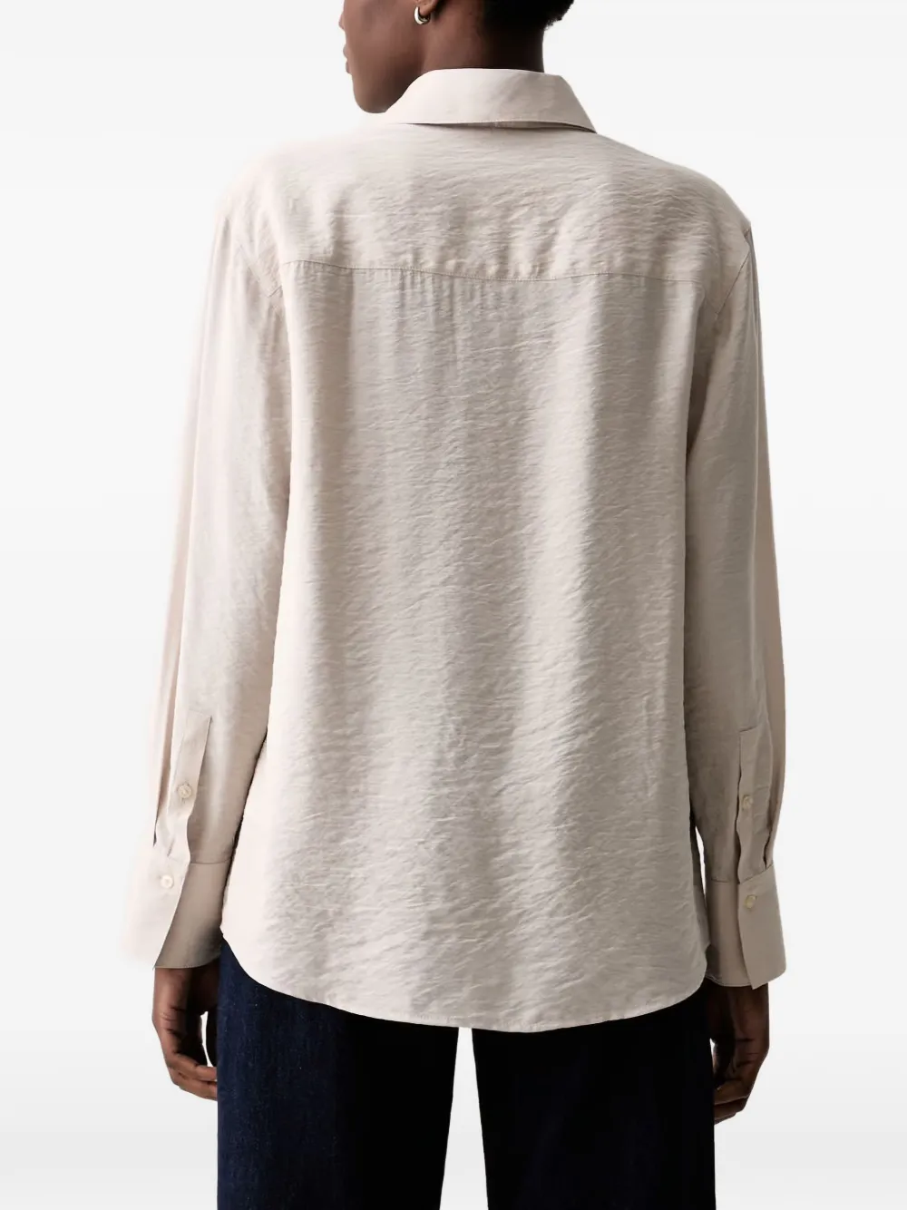Marc O'Polo Blouse met strikdetail Beige