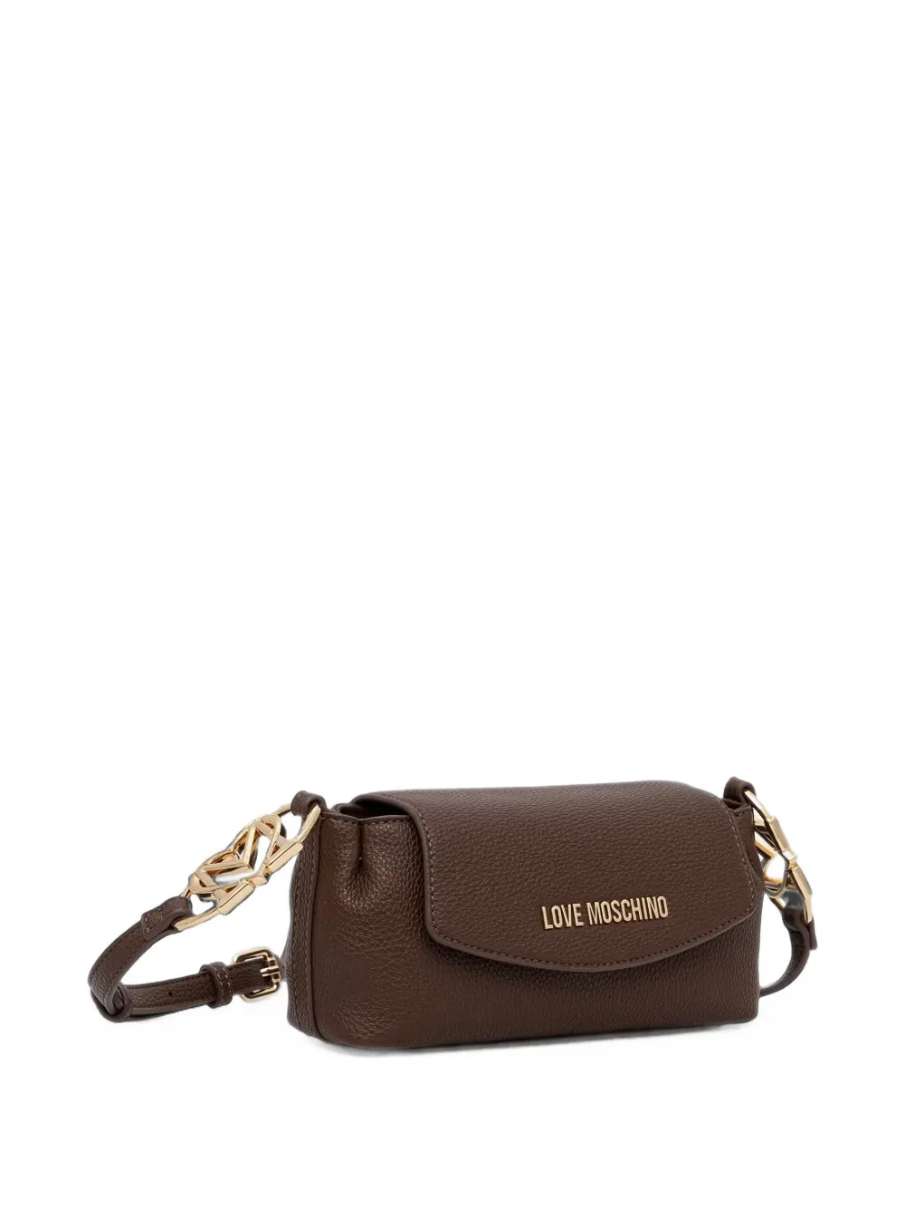 Love Moschino Crossbodytas met logo Bruin