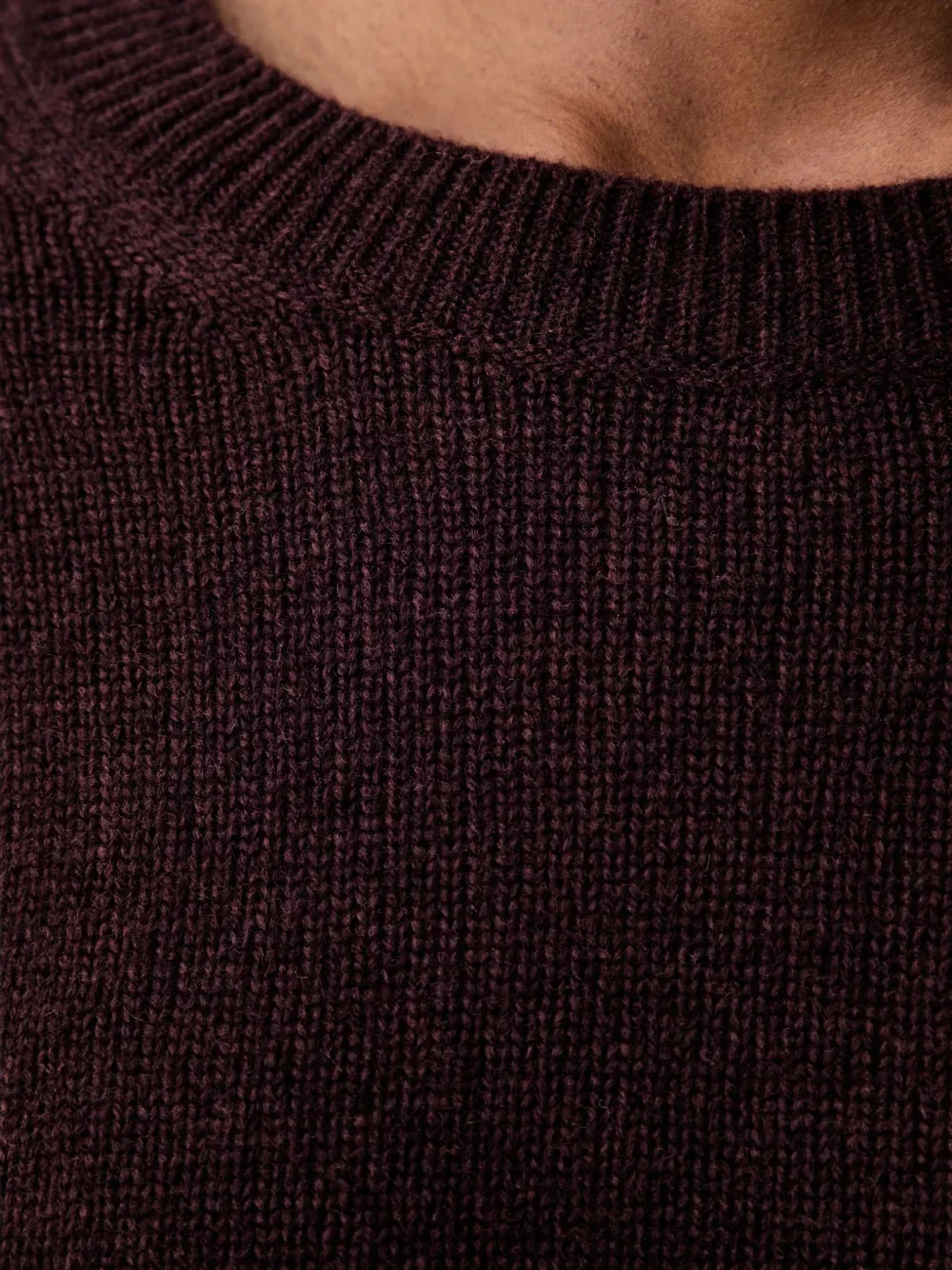 Marc O'Polo Trui met ronde hals Rood