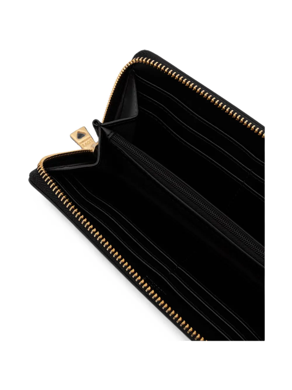 Love Moschino Portemonnee met logoplakkaat Zwart