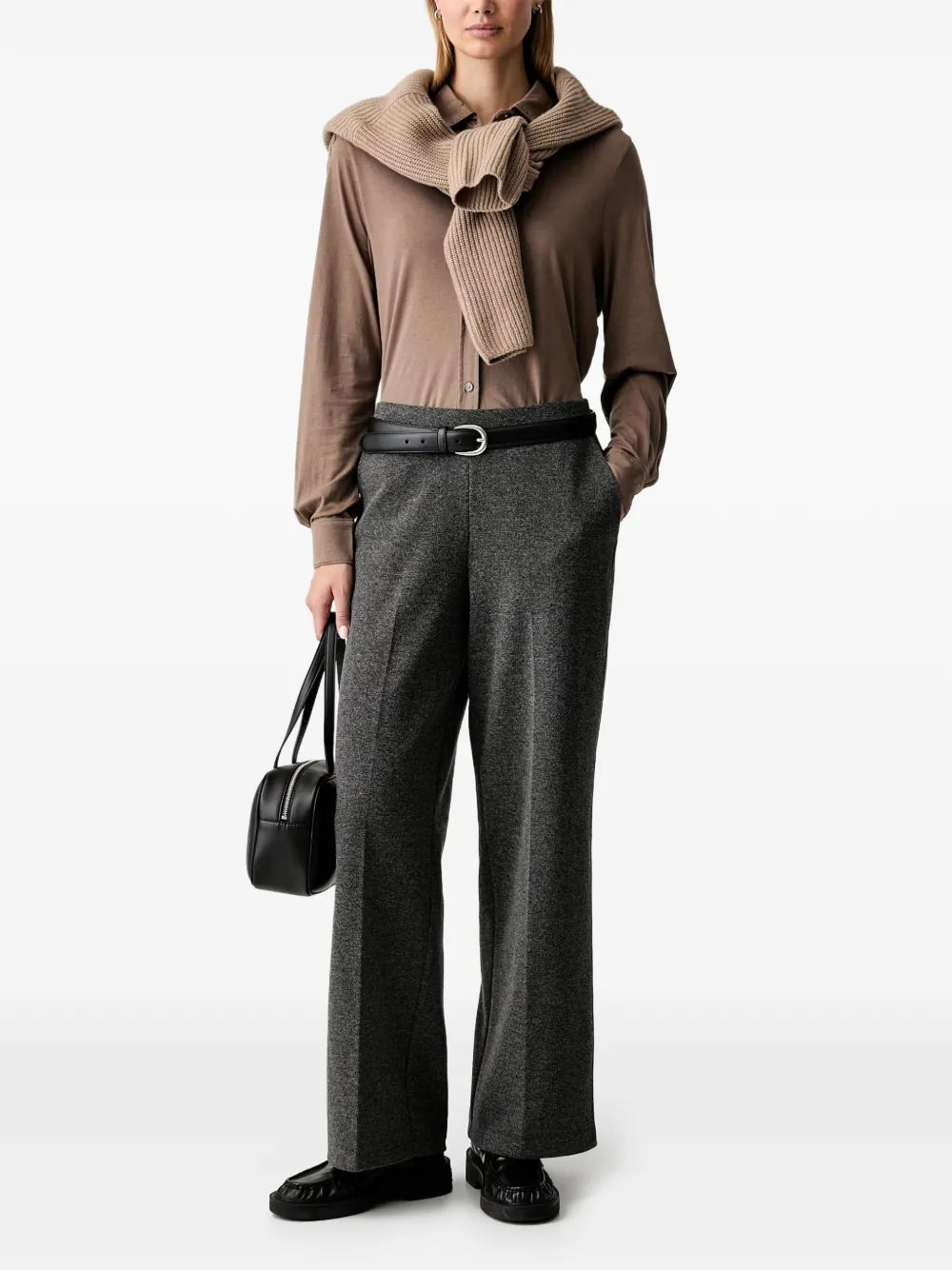 Marc O'Polo Button-up blouse Bruin