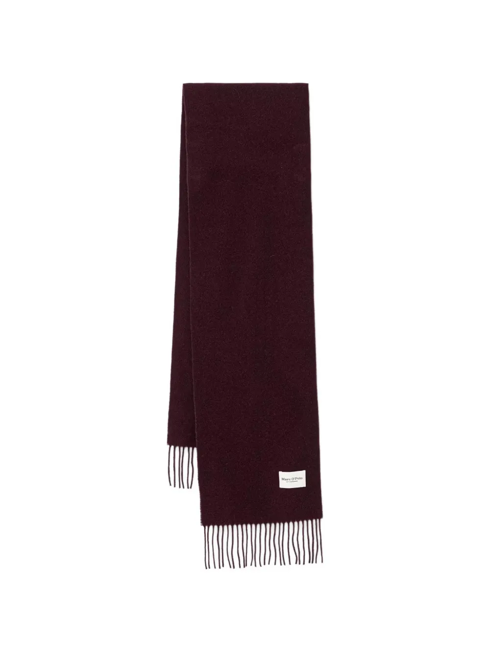 Marc O'Polo fringed-edge scarf - Rosso