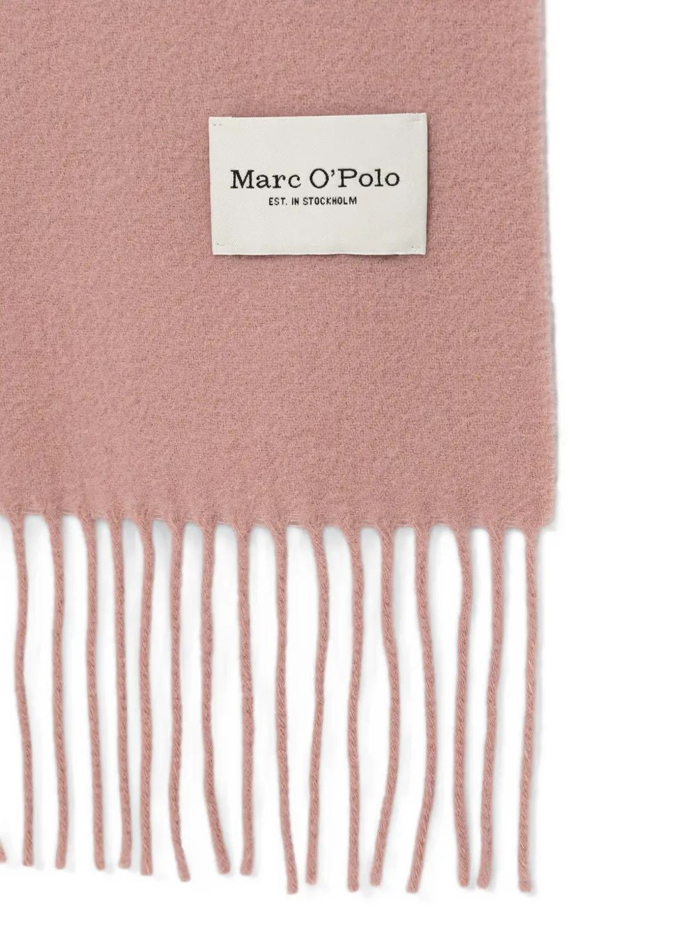 Marc O'Polo Sjaal met franje Roze
