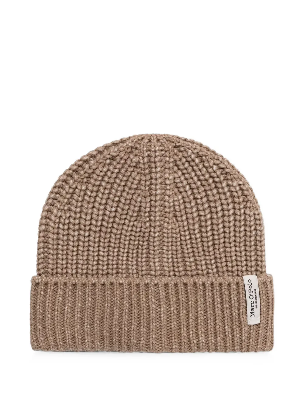 Marc O'Polo ribbed-knit beanie hat - Toni neutri