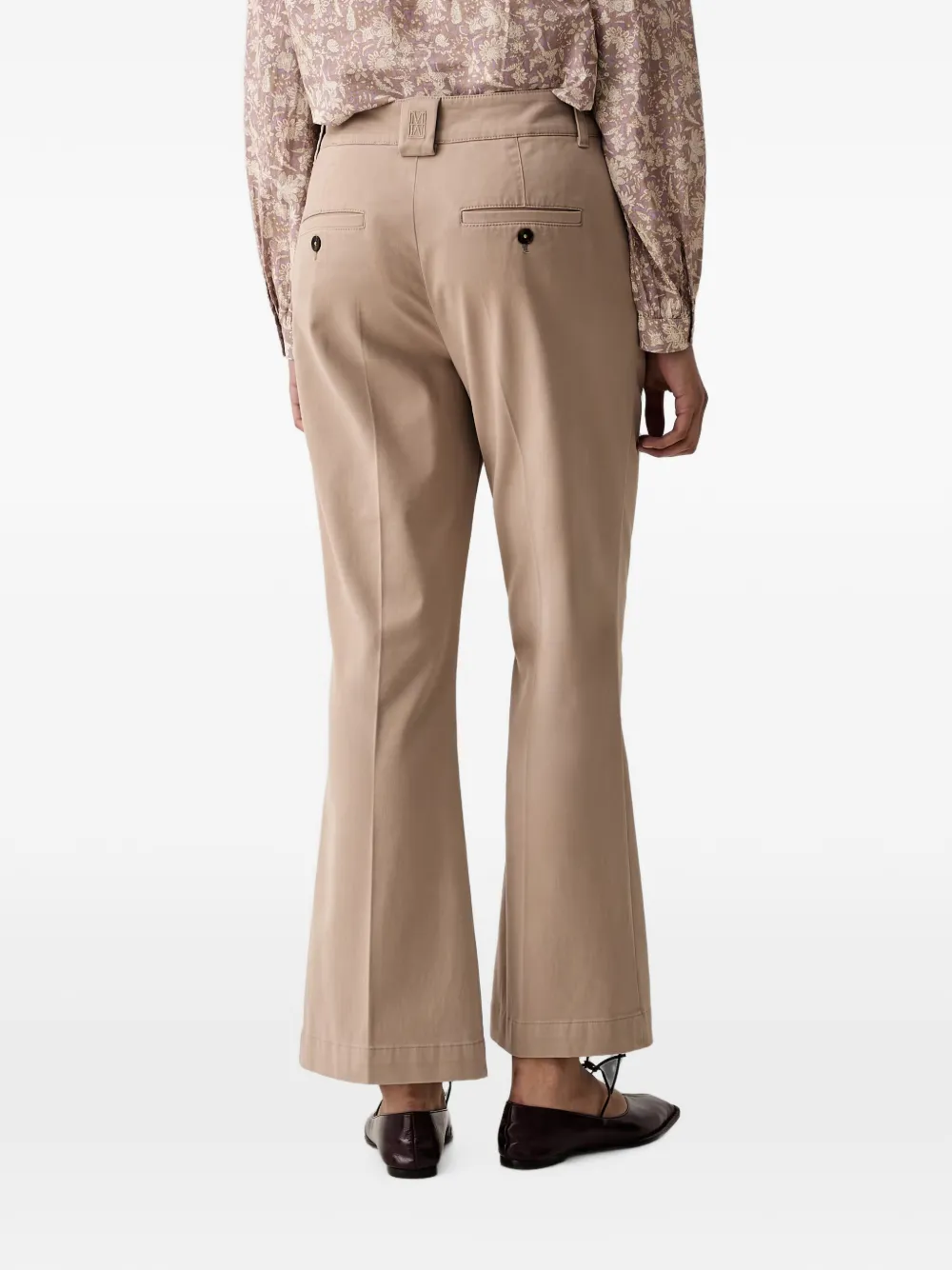 Marc O'Polo Flared pantalon Beige