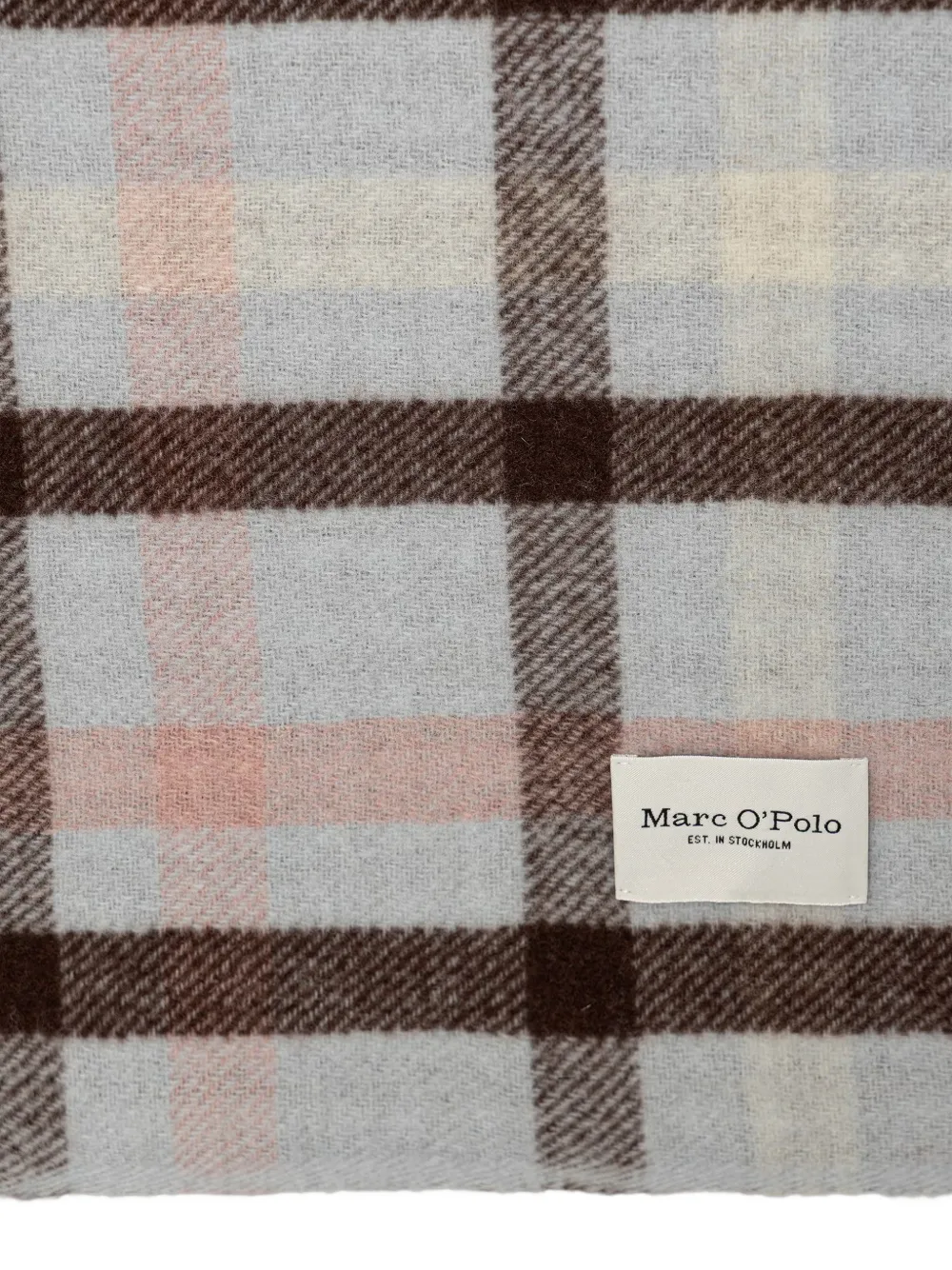 Marc O'Polo Geruite sjaal Blauw