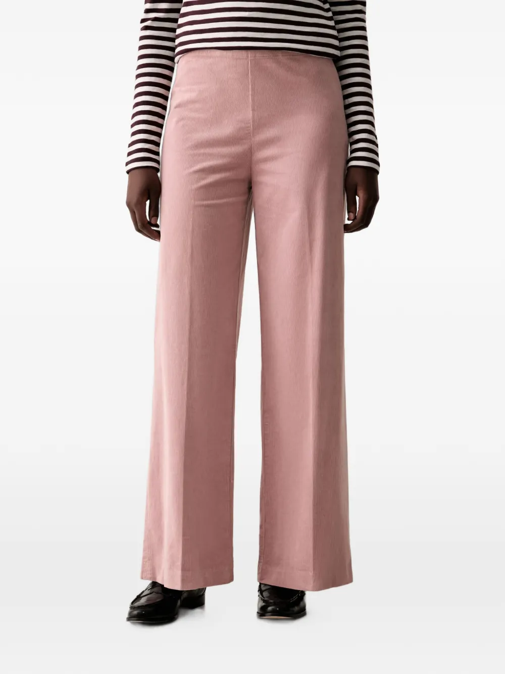 Marc O'Polo corduroy-texture belt-loop trousers - Rosa