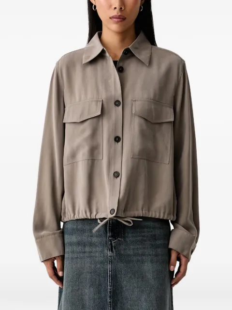 Marc O'Polo drawstring flap-pocket shirt