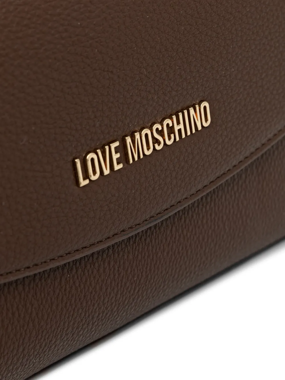 Love Moschino Crossbodytas met logoplakkaat Bruin