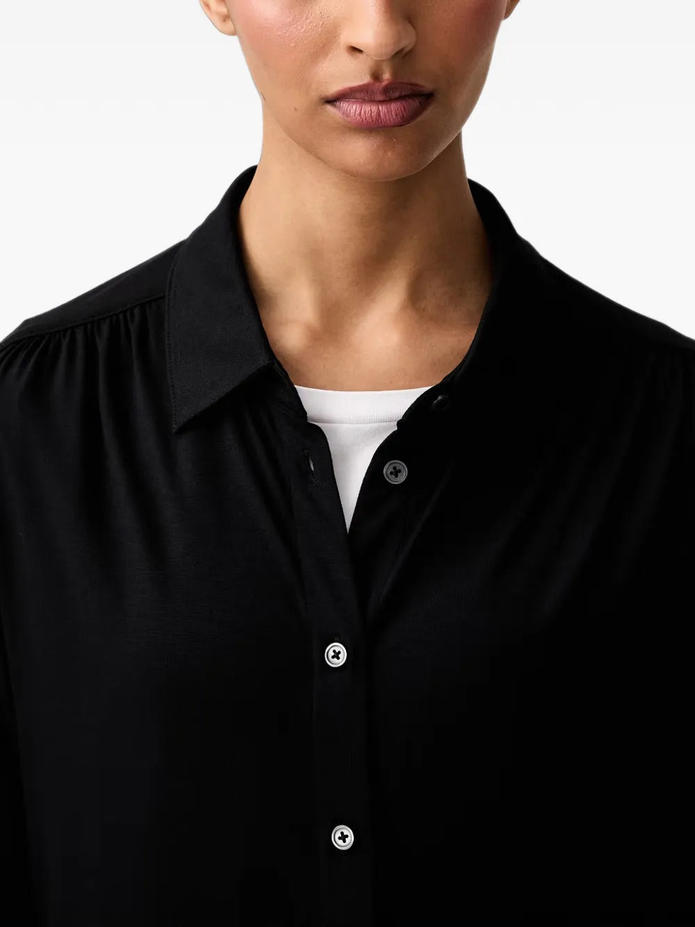 Marc O'Polo Gesmockte blousejurk Zwart