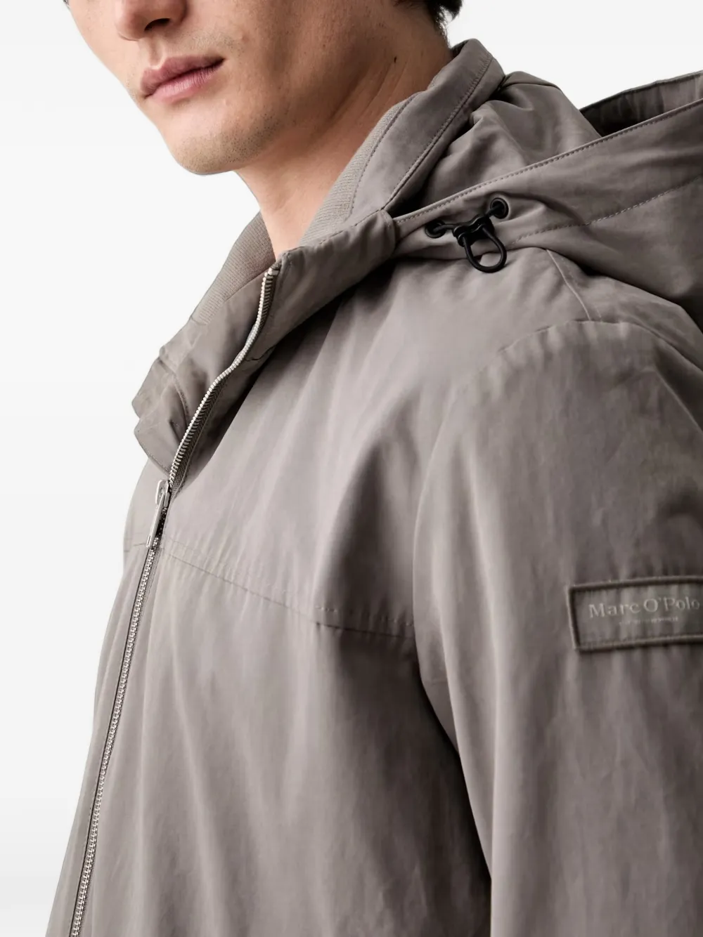 Marc O'Polo Jack met capuchon Grijs