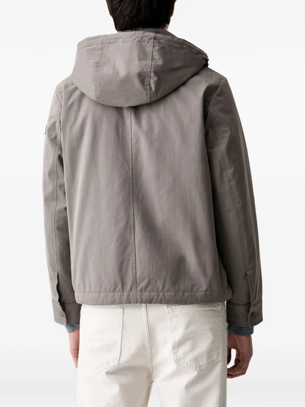Marc O'Polo Jack met capuchon Grijs