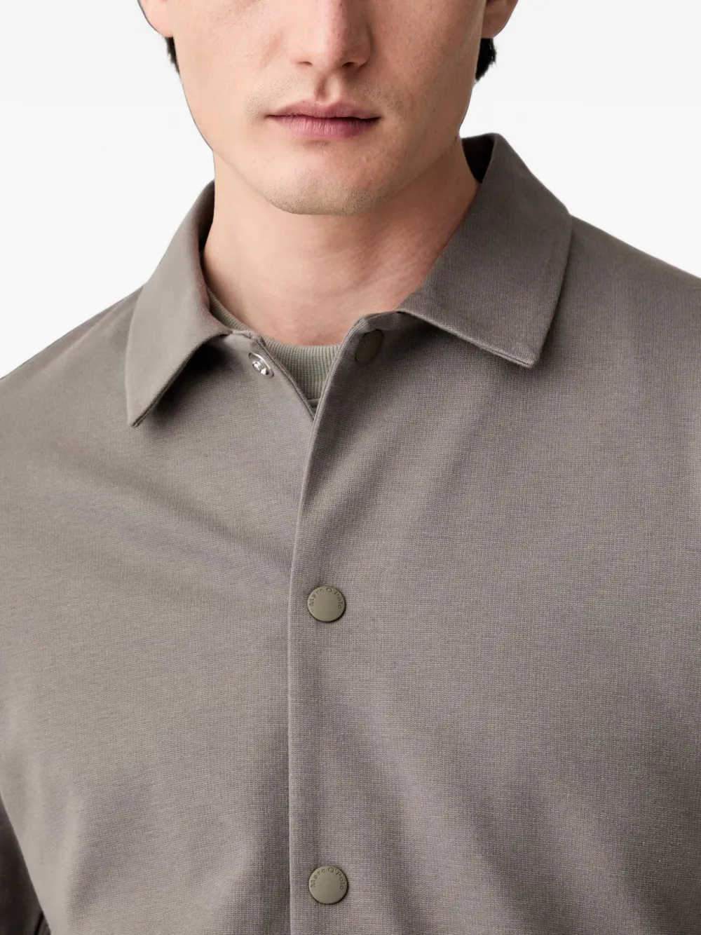 Marc O'Polo Vest met drukknopen Grijs