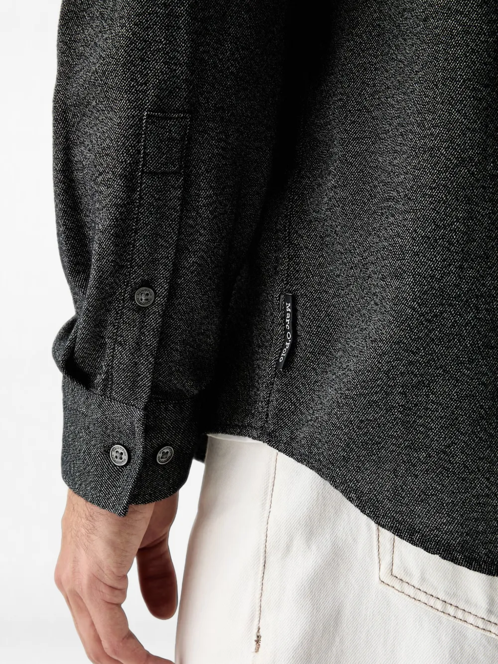 Marc O'Polo button-down shirt Grijs