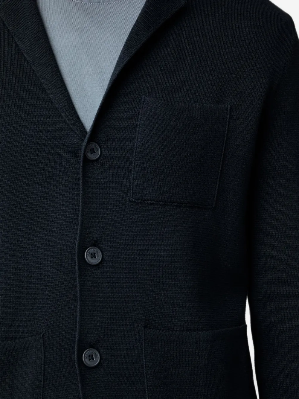 Marc O'Polo Vest met opgestikte zakken en knopen Blauw