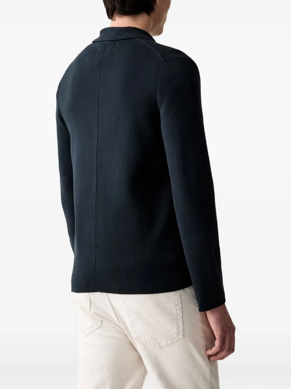Marc O'Polo Vest met opgestikte zakken en knopen Blauw