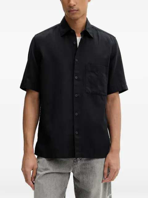 Marc O'Polo short-sleeved chest-pocket shirt