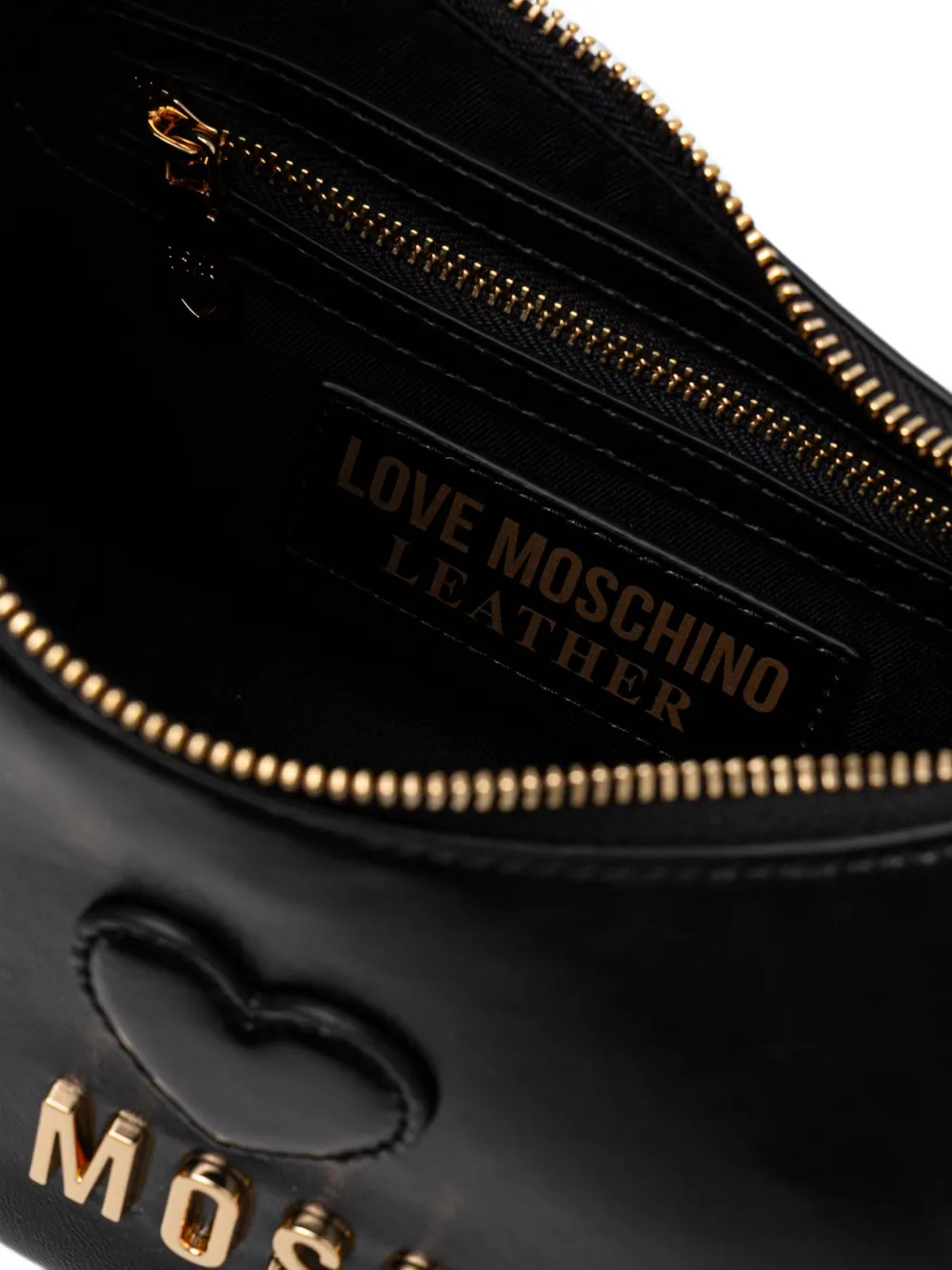 Love Moschino Shopper met logo Zwart