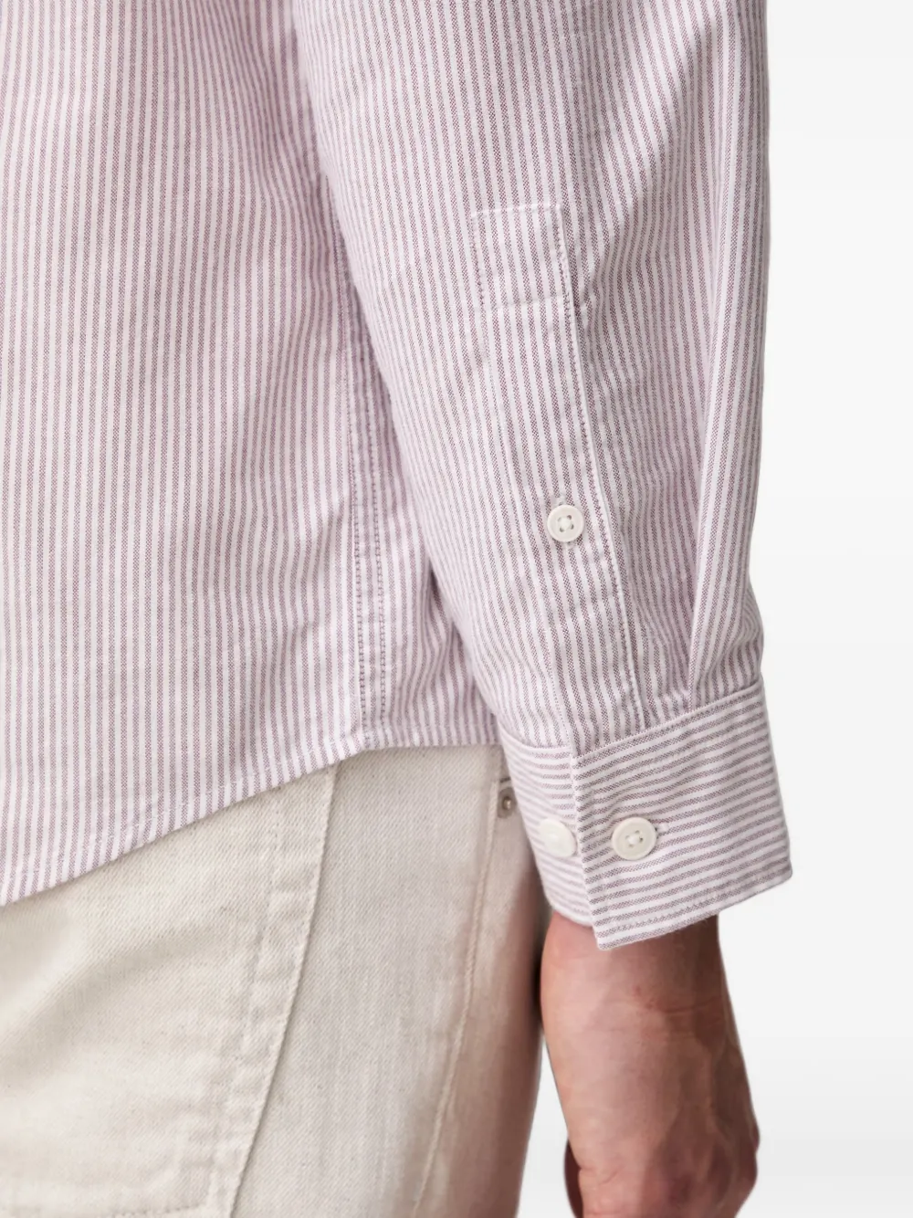 Marc O'Polo striped shirt Wit