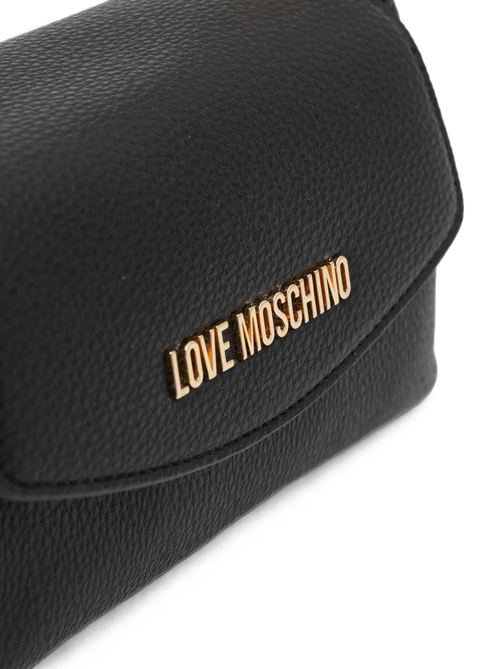 Love Moschino Crossbodytas met logoplakkaat Zwart