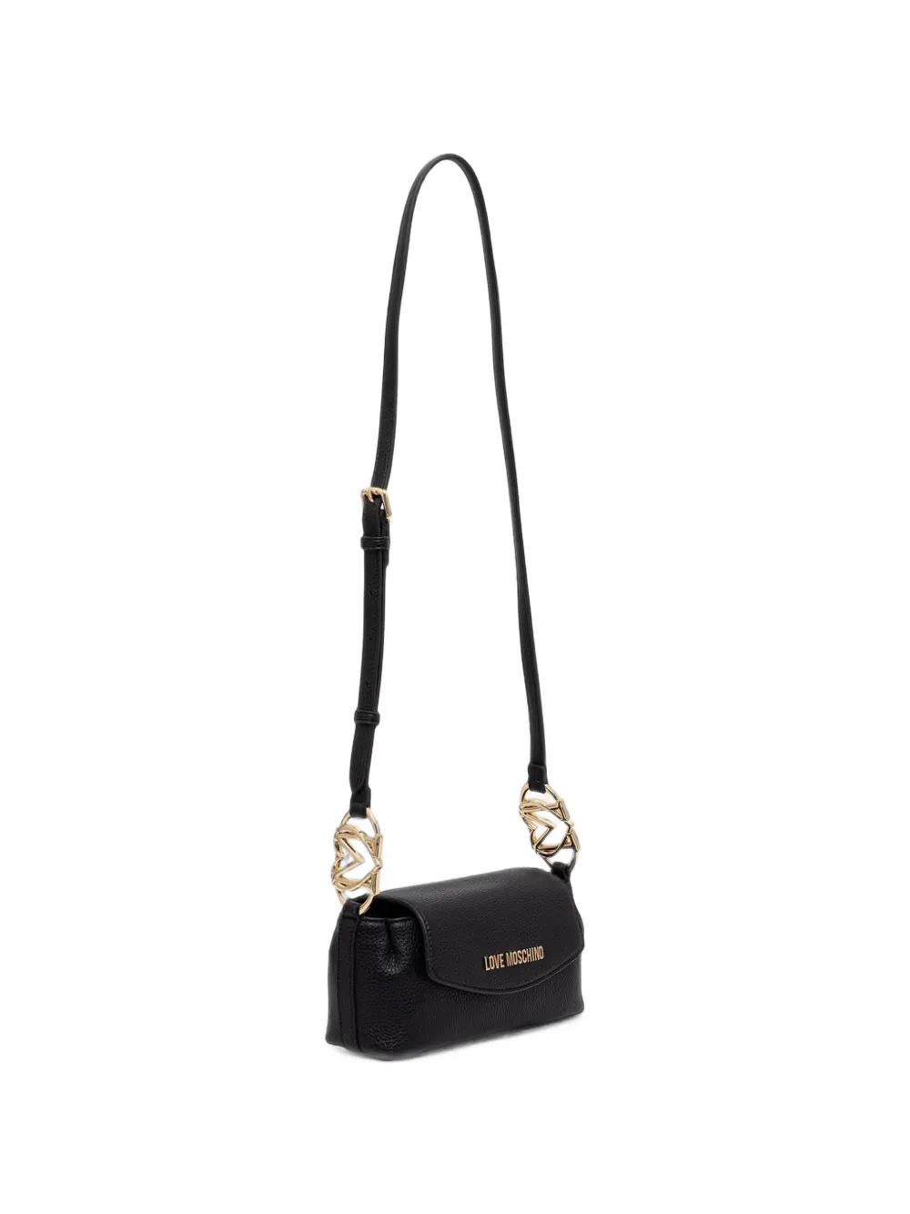 Love Moschino Crossbodytas met logoplakkaat Zwart
