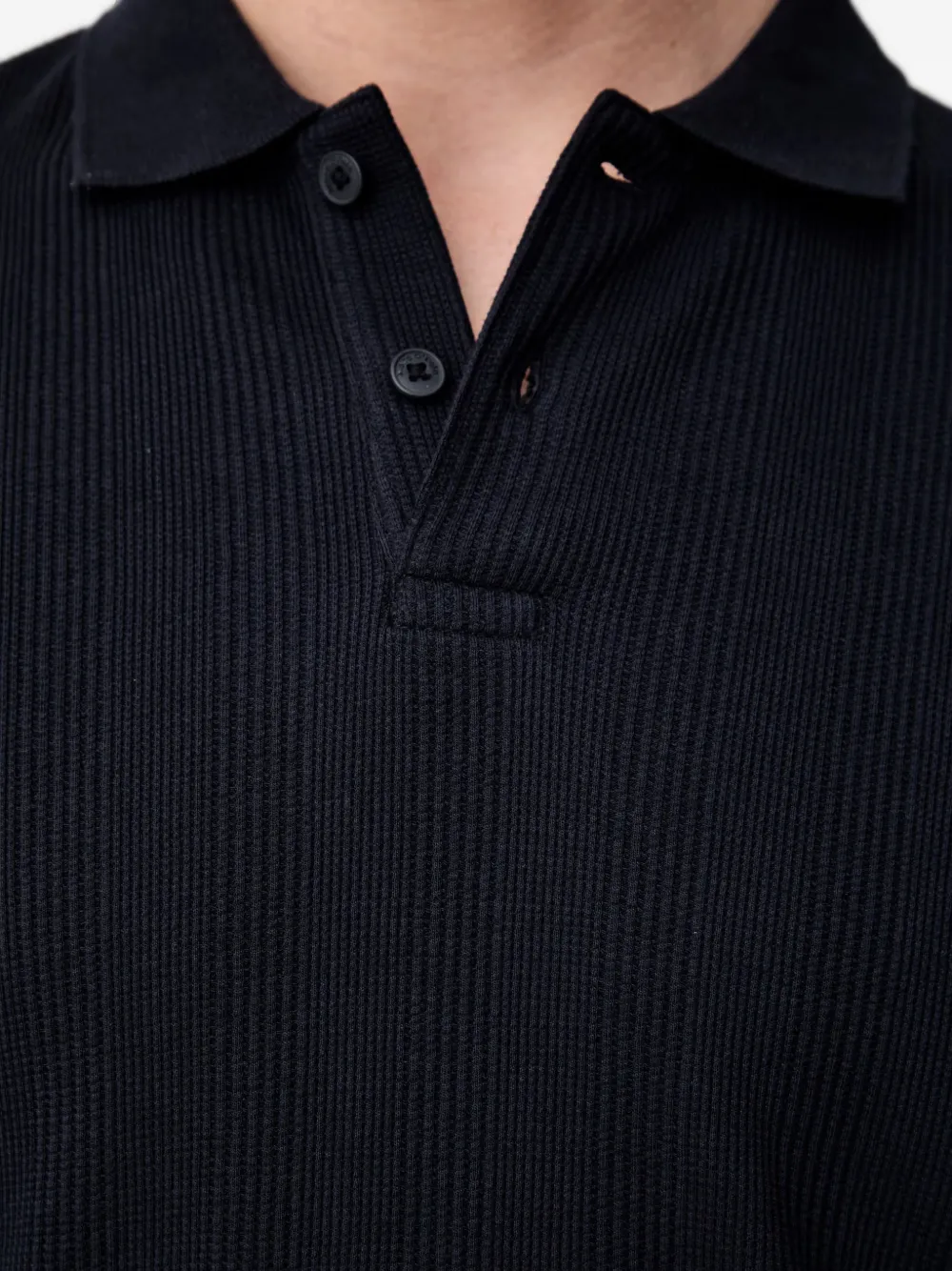 Marc O'Polo Geribbeld poloshirt Blauw