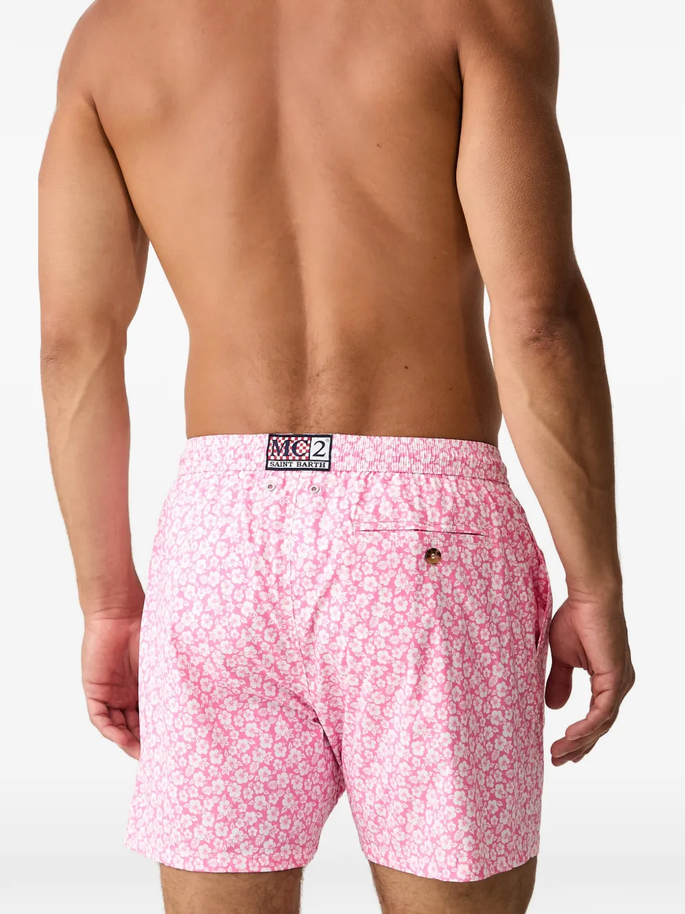 MC2 Saint Barth Lighting zwembroek met bloemenprint Roze