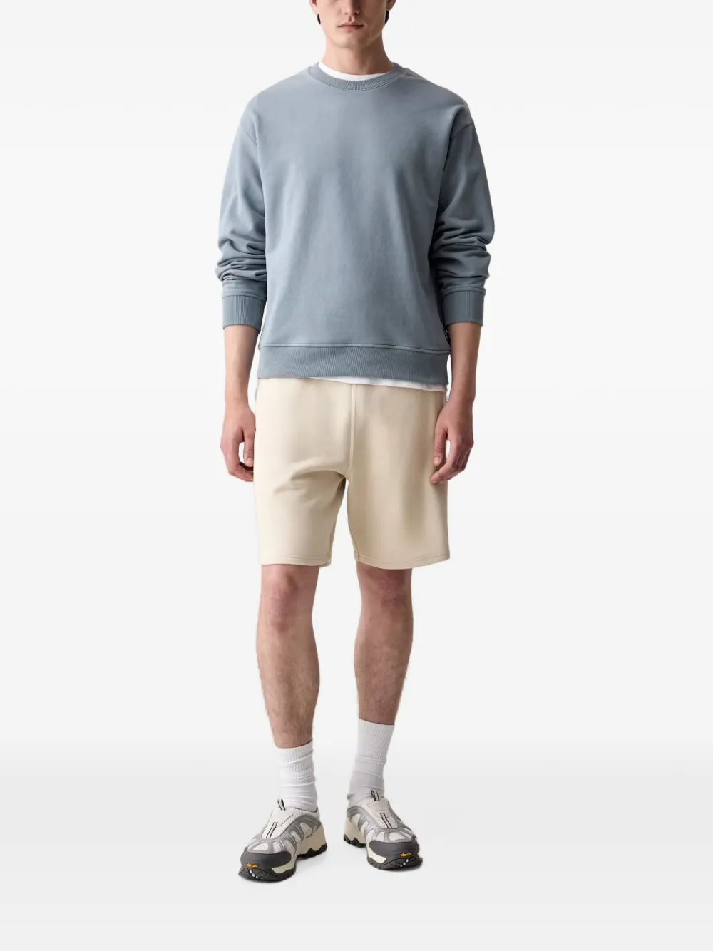 Marc O'Polo Sweater met geborduurd logo Blauw
