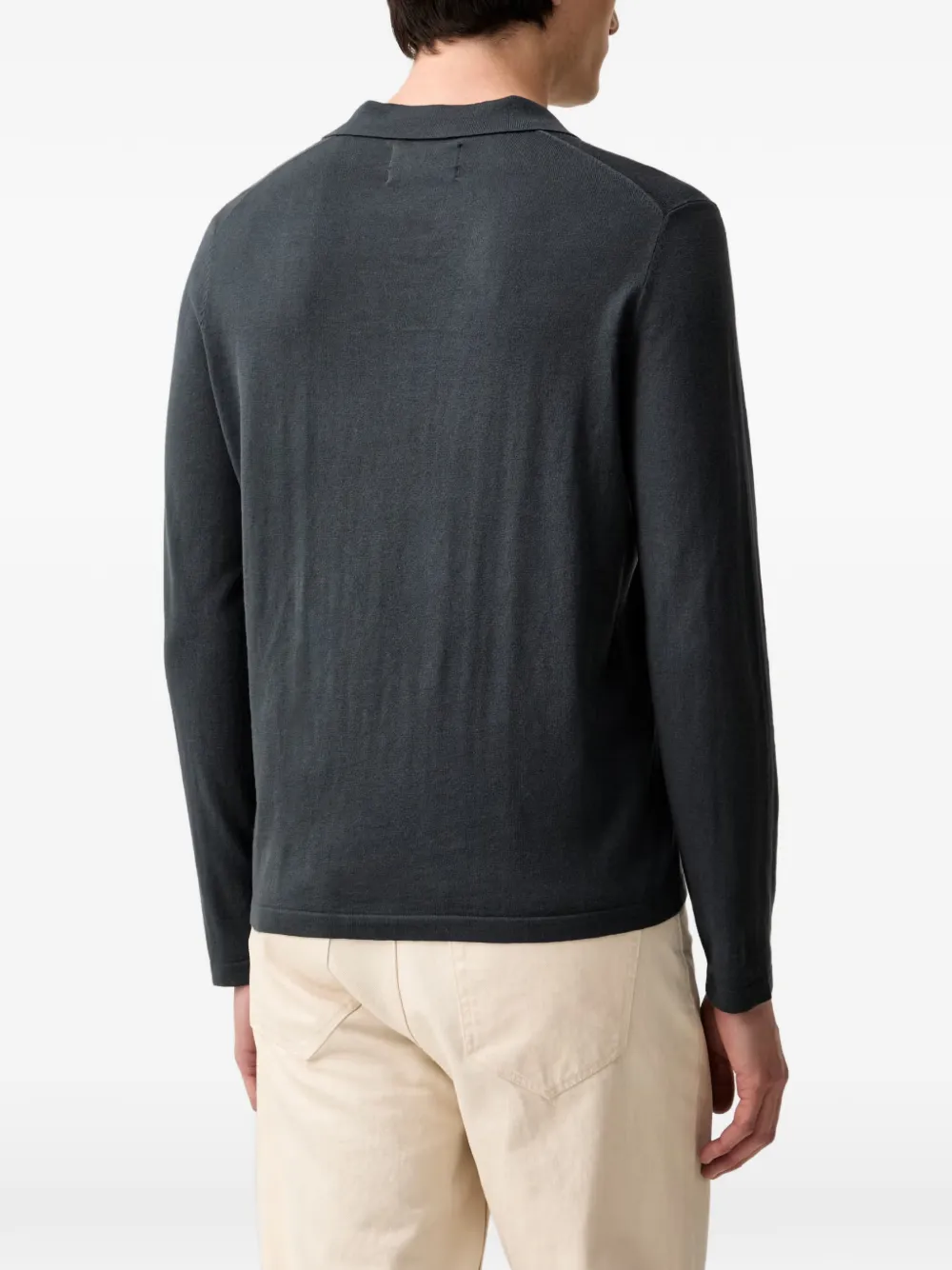 Marc O'Polo Sweater met geborduurd logo Grijs