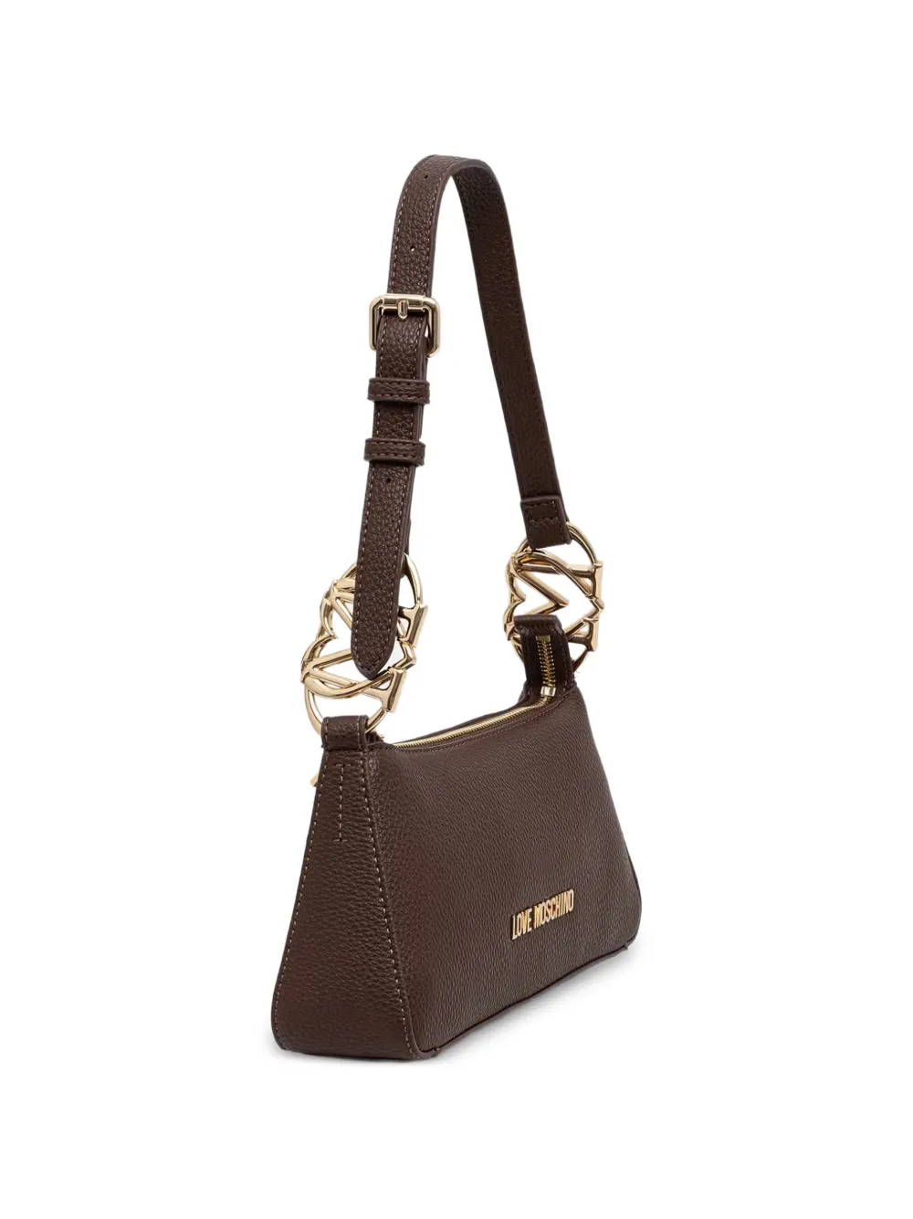 Love Moschino Schoudertas met logo Bruin