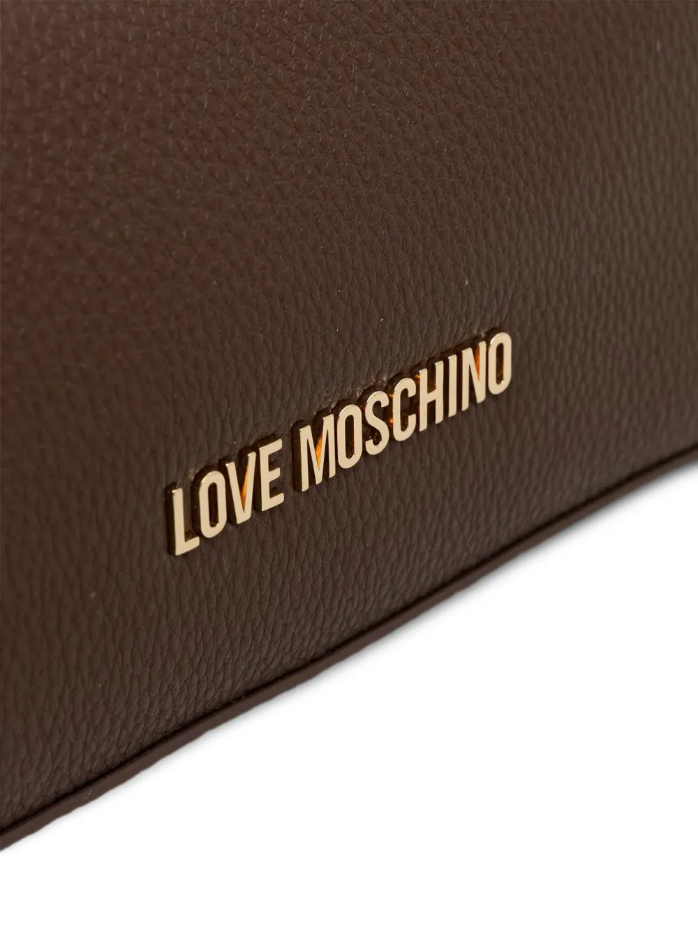 Love Moschino Schoudertas met logo Bruin